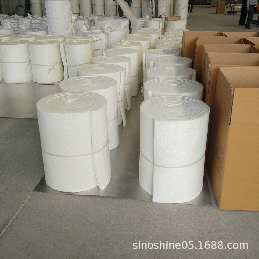 宇邦供应具有良好抗热震性隔热保温用20mm厚硅酸铝甩丝纤维毯