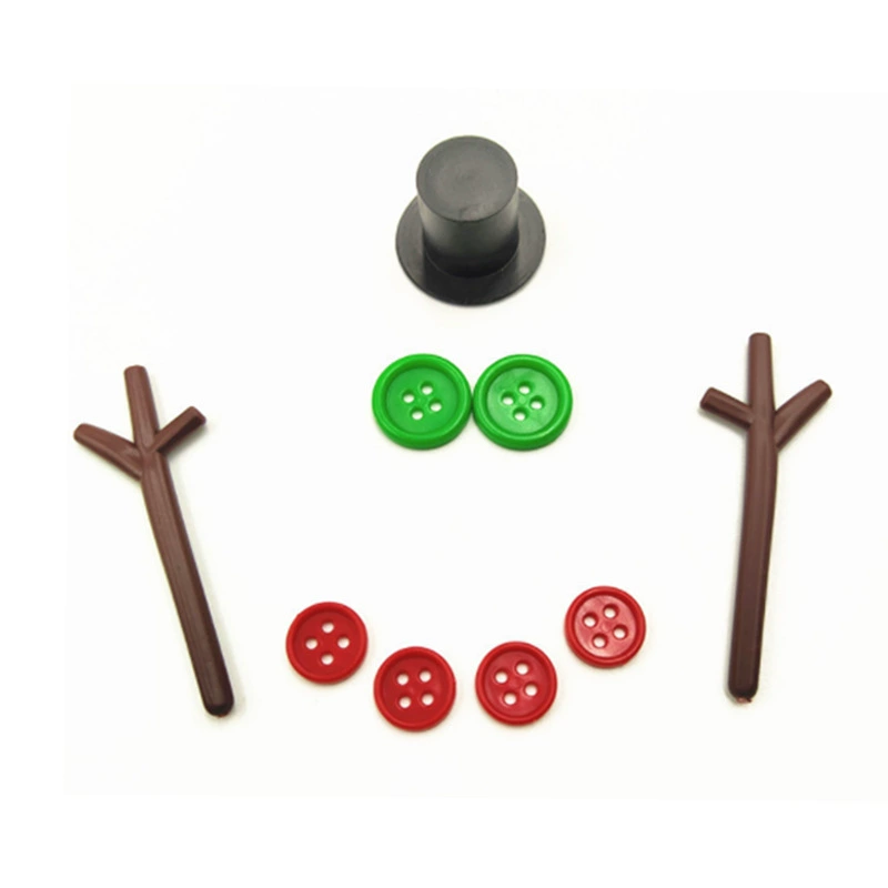 Рождественские украшения своими руками: пластиковые рога, ветки, снеговик, аксессуары для декора, набор для творчества с оленями