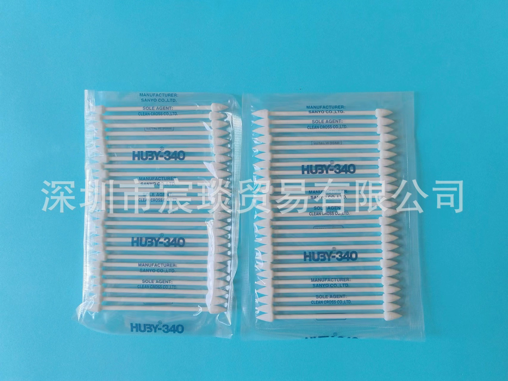 Оригинальные японские импортные промышленные ватные палочки CA-003, ватные тампоны без пыли HUBY-340, очищающие ватные тампоны, ватные тампоны без пыли