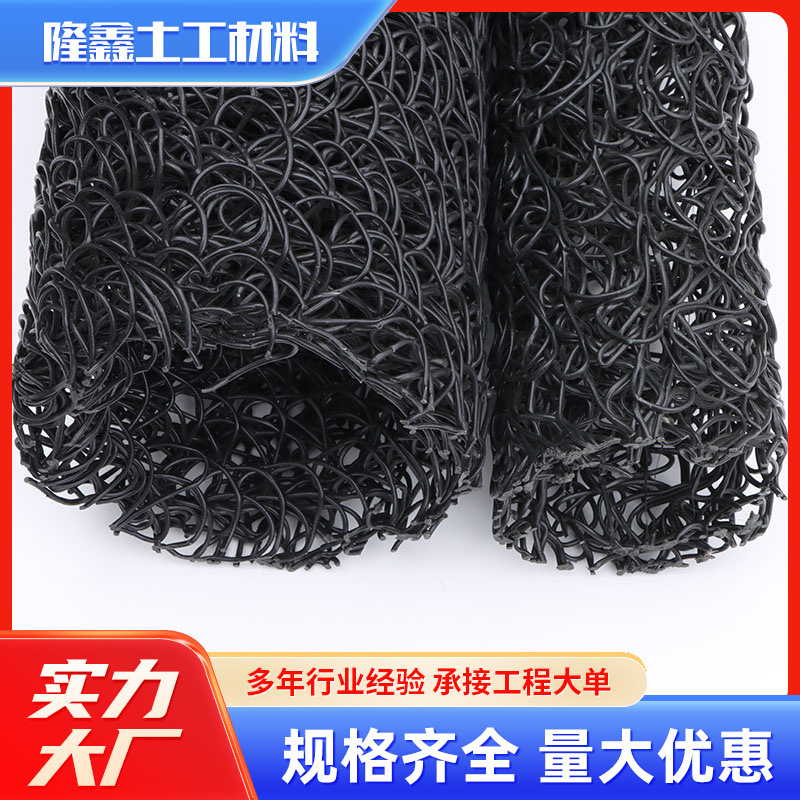 圆形矩形地下渗水塑料盲沟透水排水盲管草坪盲沟抗耐压 塑料盲沟