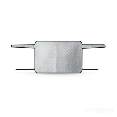 Car rear window snow cover, thickened, sun-proof, UV-resistant, magnetic rear windshield cover, winter frost and freeze protection (Car snow shield) - ultrasonic-rear-night-light-edge-car-snow-shield-4-magnets-hook-14080