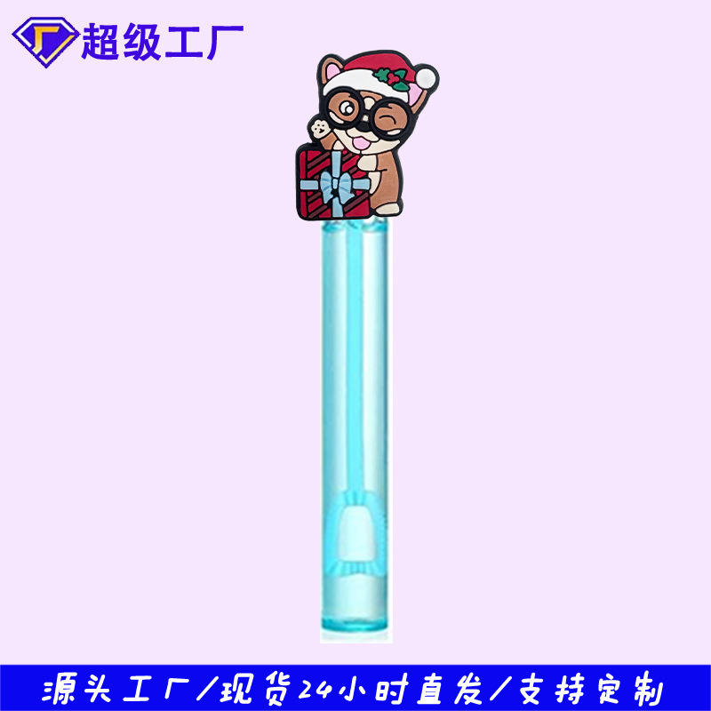 メーカー卸売サンタクロースシリーズバブル水スティックサマーパーティーカラフルなミニバブルスティック装飾ギフト|undefined