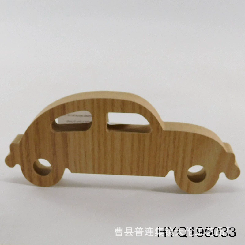 Оптовые деревянные домашние настольные украшения в форме автомобиля детские игрушки деревянные украшения в виде радужных облаков маленькие украшения