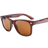 Fashionable trend glasses solar-powered, retro sunglasses suitable for men and women, city style