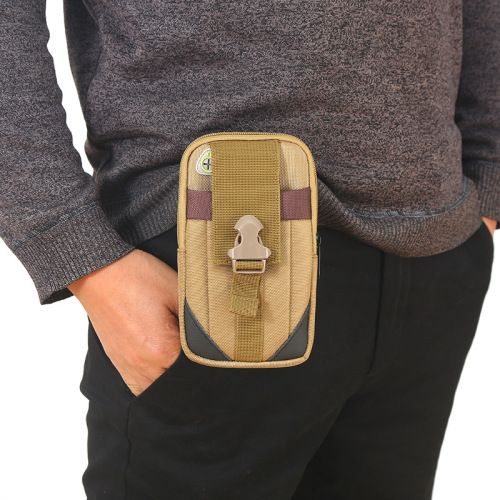Mobile phone bag men's waist bag construction site multi-functional belt mobile phone case horizontal style vertical style middle-aged and elderly coin purse wholesale