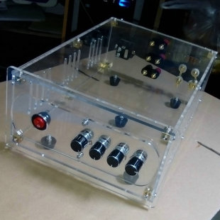 Transparent Acrylic Chassis Dozens of Sizes and Styles Aluminum Alloy Radiator Metal Power Amplifier Chassis