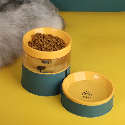 新款宠物碗猫碗护颈喂水器升级款狗猫咪碗宠物饮水器自动喂食器|ms