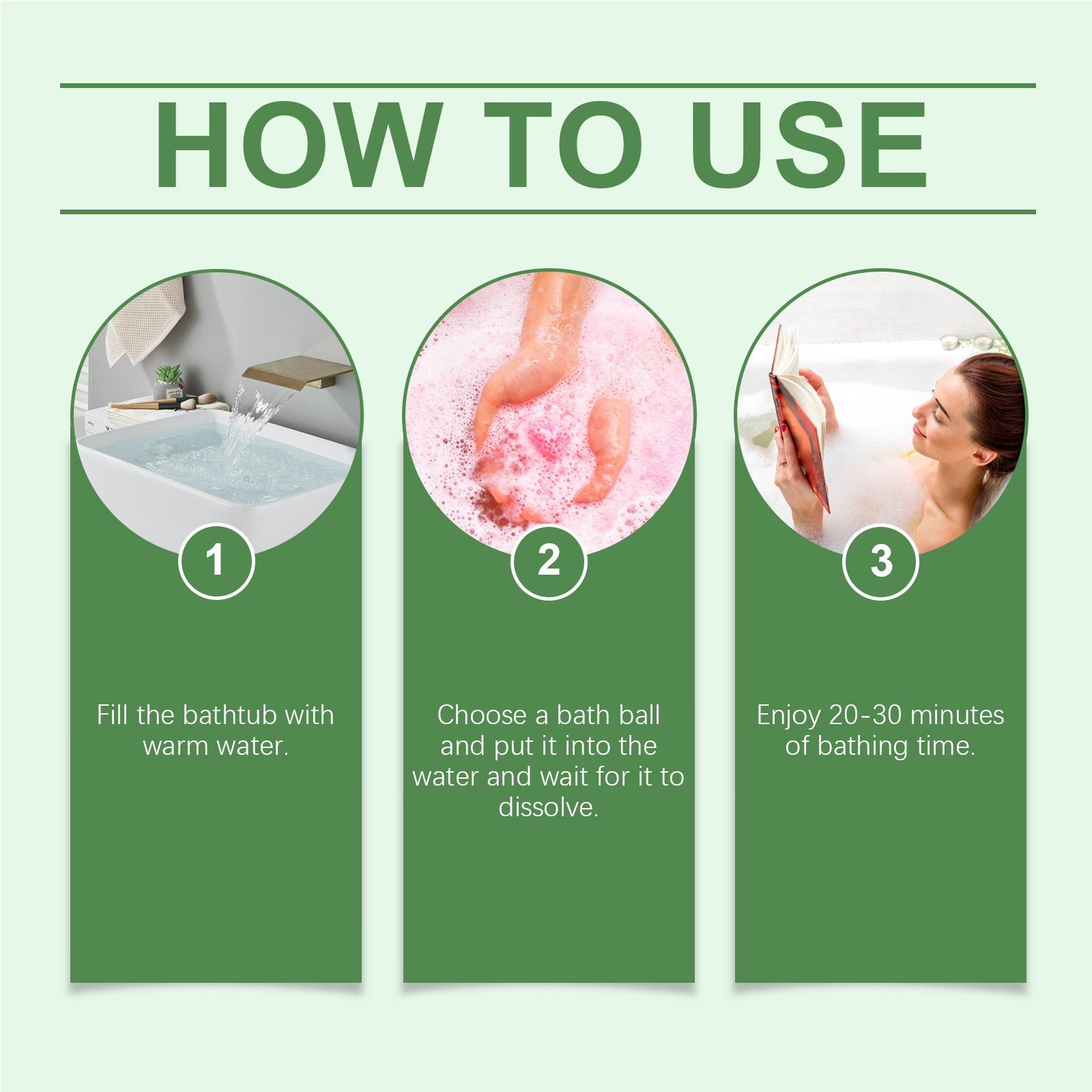 Boule de douche aromatique, parfum de bain aux fleurs botaniques nettoyant et hydratant pour le corps Boule de bain aromatique colorée_voghion.com