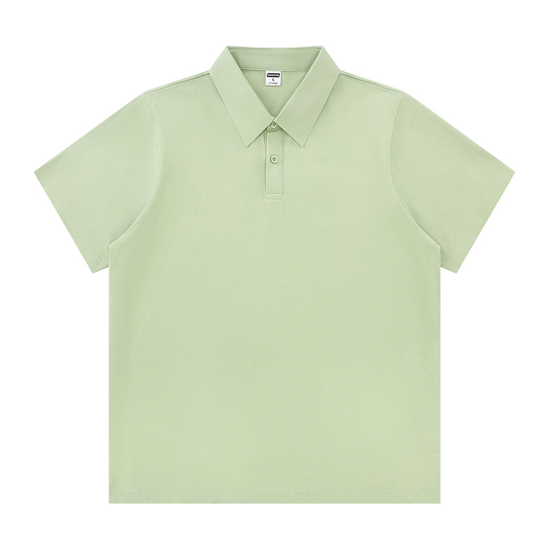 7A antibacteriano cuatro cierre Solona marca de moda con solapa de manga corta polo ropa de trabajo camisa cultural ropa personalizada