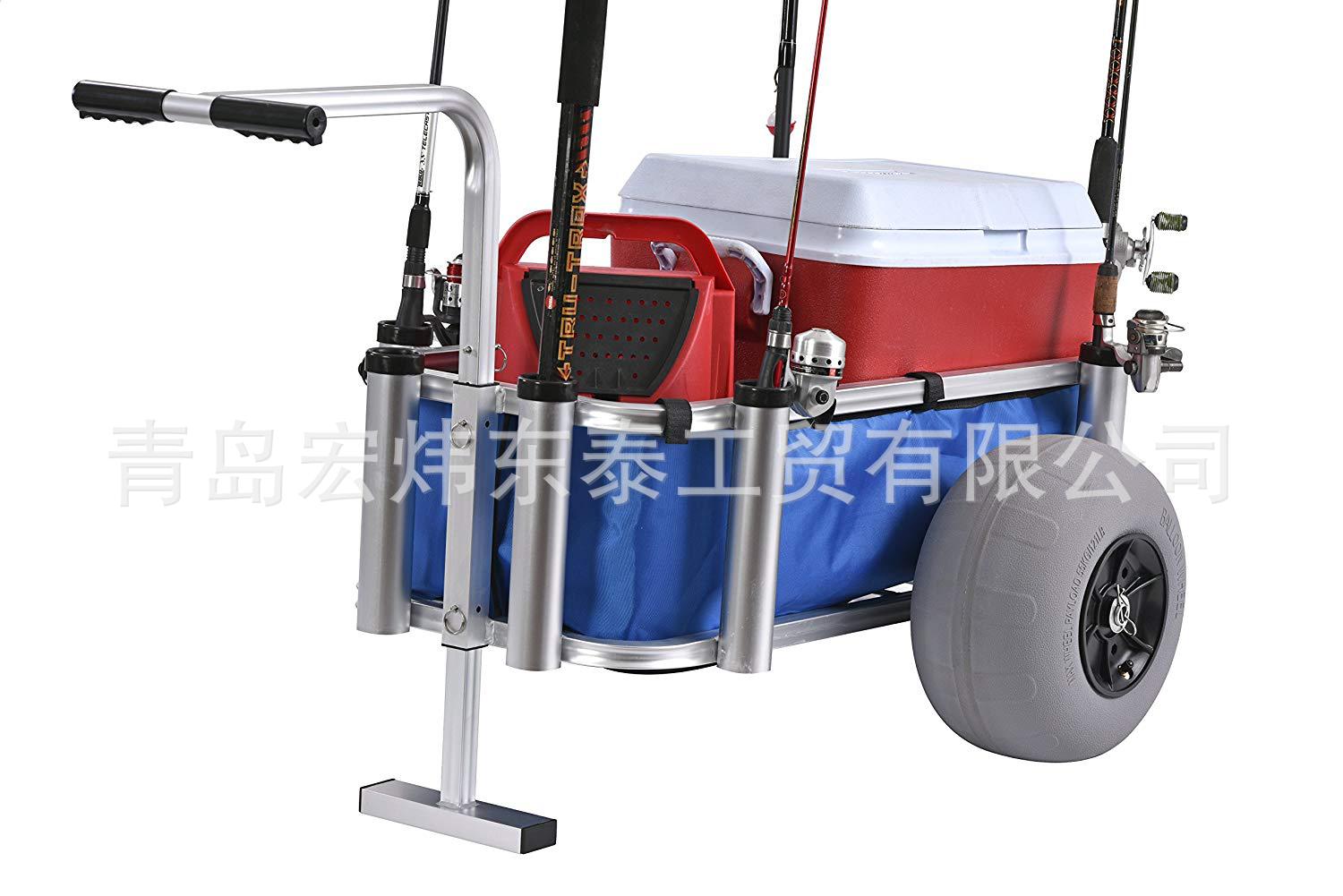 厂家促销两轮户外花园铝制带布兜工具车钓鱼车 garden cart