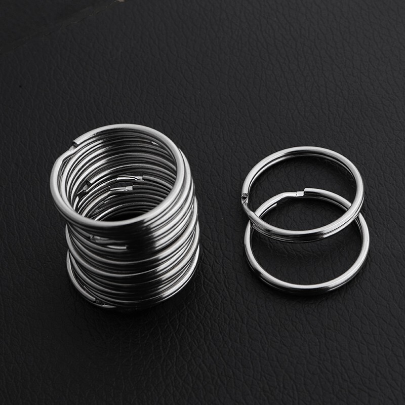 Wholesale Key Ring Stainless Steel Carbon Steel Key Ring Buckle 15Mm50Mm Key Ring Key Buckle Jewelry Accessories