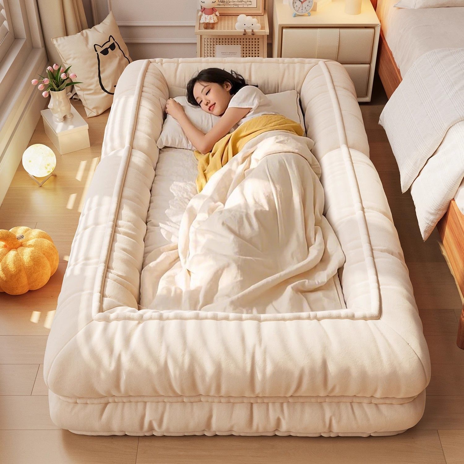 Lazy Sofa Tatami Internet Celebrity Bed Bedroom Human Giant Single Human Doghouse Room Folding Recliner Balcony