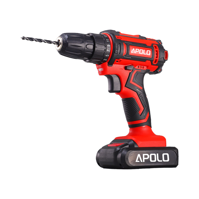 Taladro percutor doméstico recargable con batería de litio para perforar y atornillar, juego de herramientas de destornillador eléctrico multifuncional, taladro eléctrico.