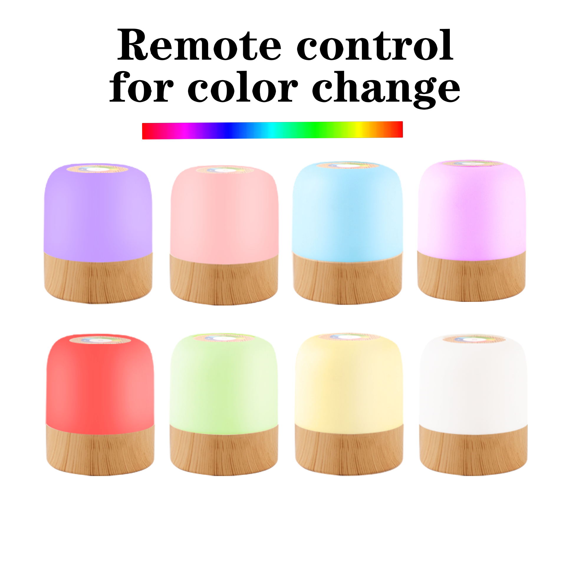 Veilleuse LED tactile rechargeable transfrontalière, lampe de chevet d'alimentation nocturne, lampe de table de dortoir, lampe d'ambiance_voghion.com