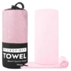 Light pink cylinder mesh bag/square zipper bag for ordering