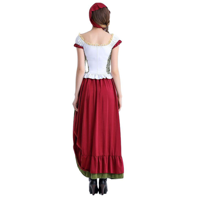 外国貿易ビール祭り衣装大人のビールガール作業服バイエルンの伝統的な民族 DS ステージパフォーマンス衣装|undefined