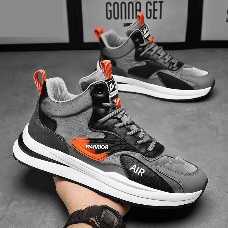 2025 nuevos zapatos de primavera para hombres estudiantes de secundaria juveniles Gump zapatos de carrera casuales zapatos de moda zapatos deportivos