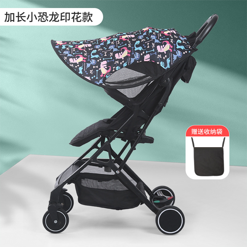 Toldo de cochecito de bebé, toldo de protección UV, artefacto de bebé, sombrilla de sombra alargada universal, cobertizo para bebé