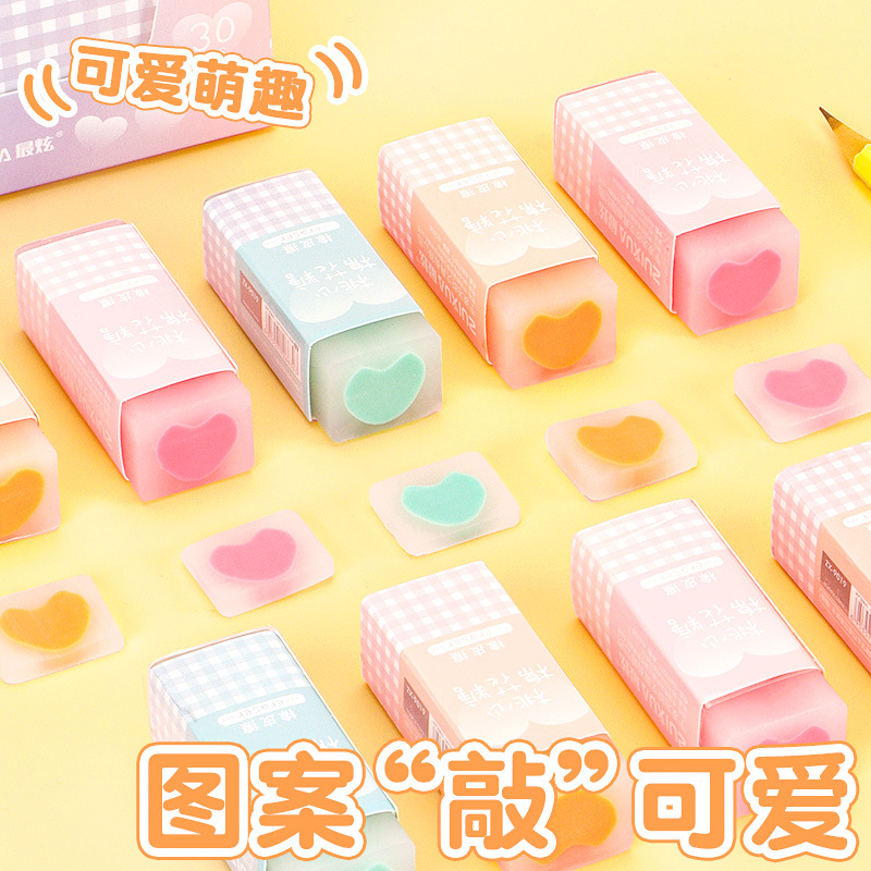 Goma de sándwich creativo para niños, goma cortable, sasafrás, pintura, escuela primaria, goma de aprendizaje, papelería linda