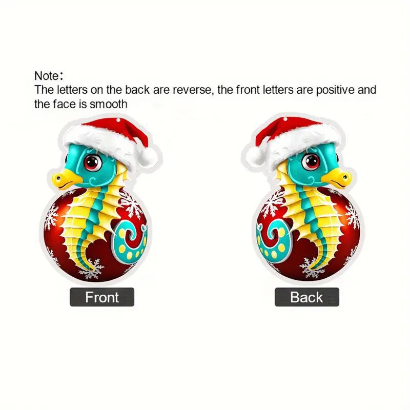 2D Navidad creativa encantadora colgante de vacaciones dragón de color plano transfronterizo colgante de espejo retrovisor colgante de mochila