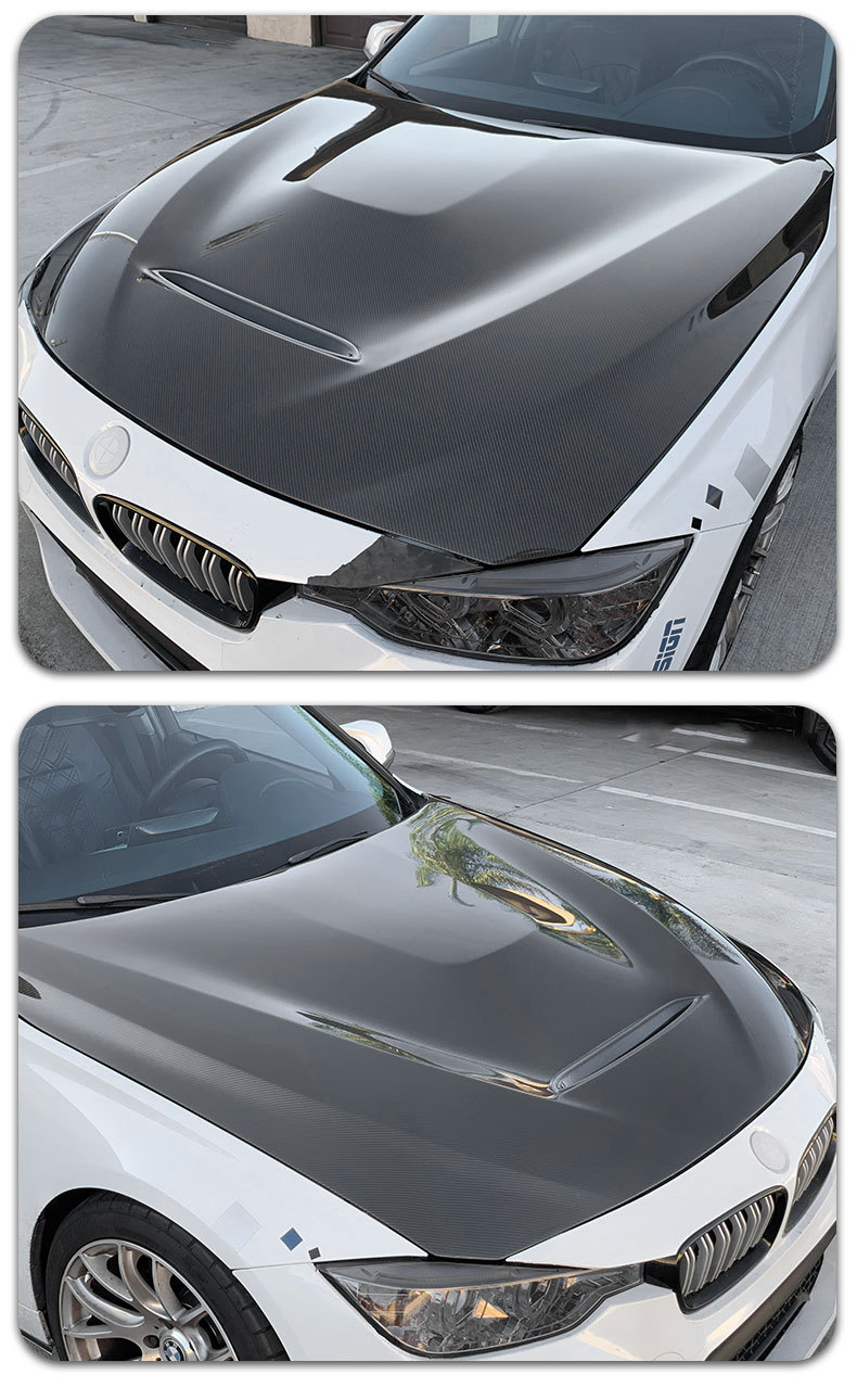 Adapted 3 series modified carbon fiber cover F30 carbon fiber cover F35 carbon fiber cover f30f35 engine cover