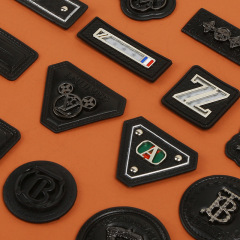 廠家批發高檔金屬標皮牌標牌五金標鞋帽箱包服裝服飾補丁輔料配件