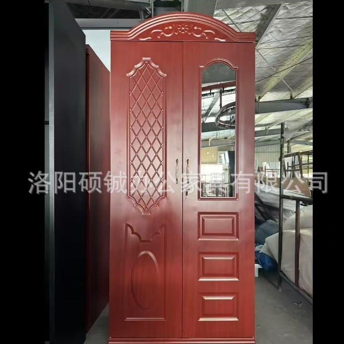 Armario de acero prensado para comercio exterior, armario de acero grabado, armario de hierro, armario para guardar ropa de cama, armario de almacenamiento con diseños impresos, más adecuado para uso doméstico. image 11