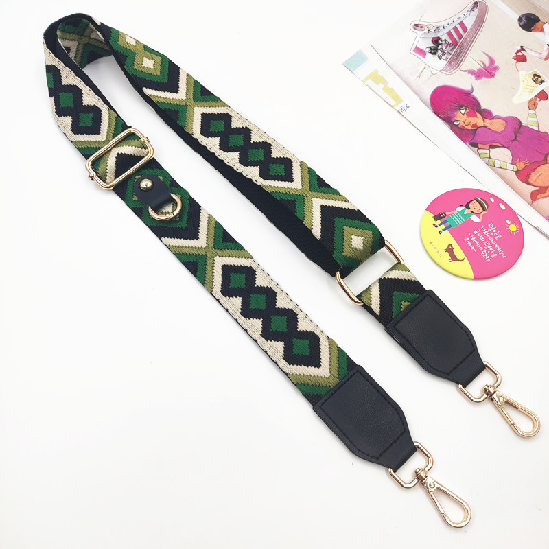 97g Weight Bag Strap Bag Accessories Type 1 Piece, 1 Set Quantity Casual, Daily Occasion Polyester Material Geometric, Leopard Pattern Simple Style, Classic Style Style 1 Piece 1 Set Polyester Geometric Leopard Bag Strap 11