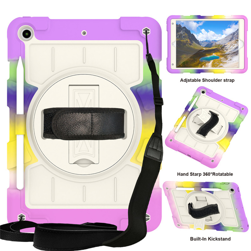 Suitable for Ipad11 A16 Rotating Shell Anti-Fall Cover Tablet Computer Armor Hand Strap Type 10.9 Stand Protective Cover