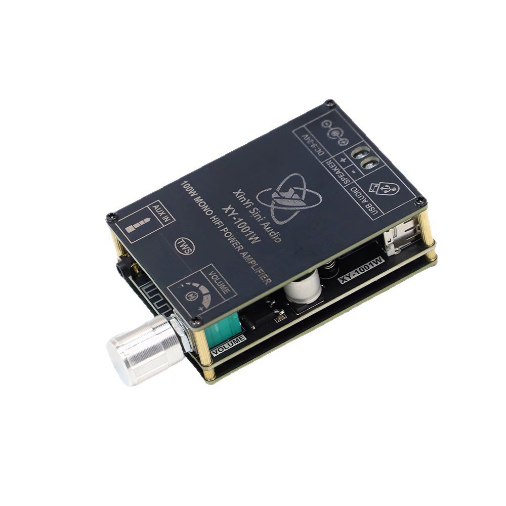 XY-1001W Монo 100W Bluetooth аудио усилитель плата модуль TWS в коробку настоящий беспроводной TPA3116