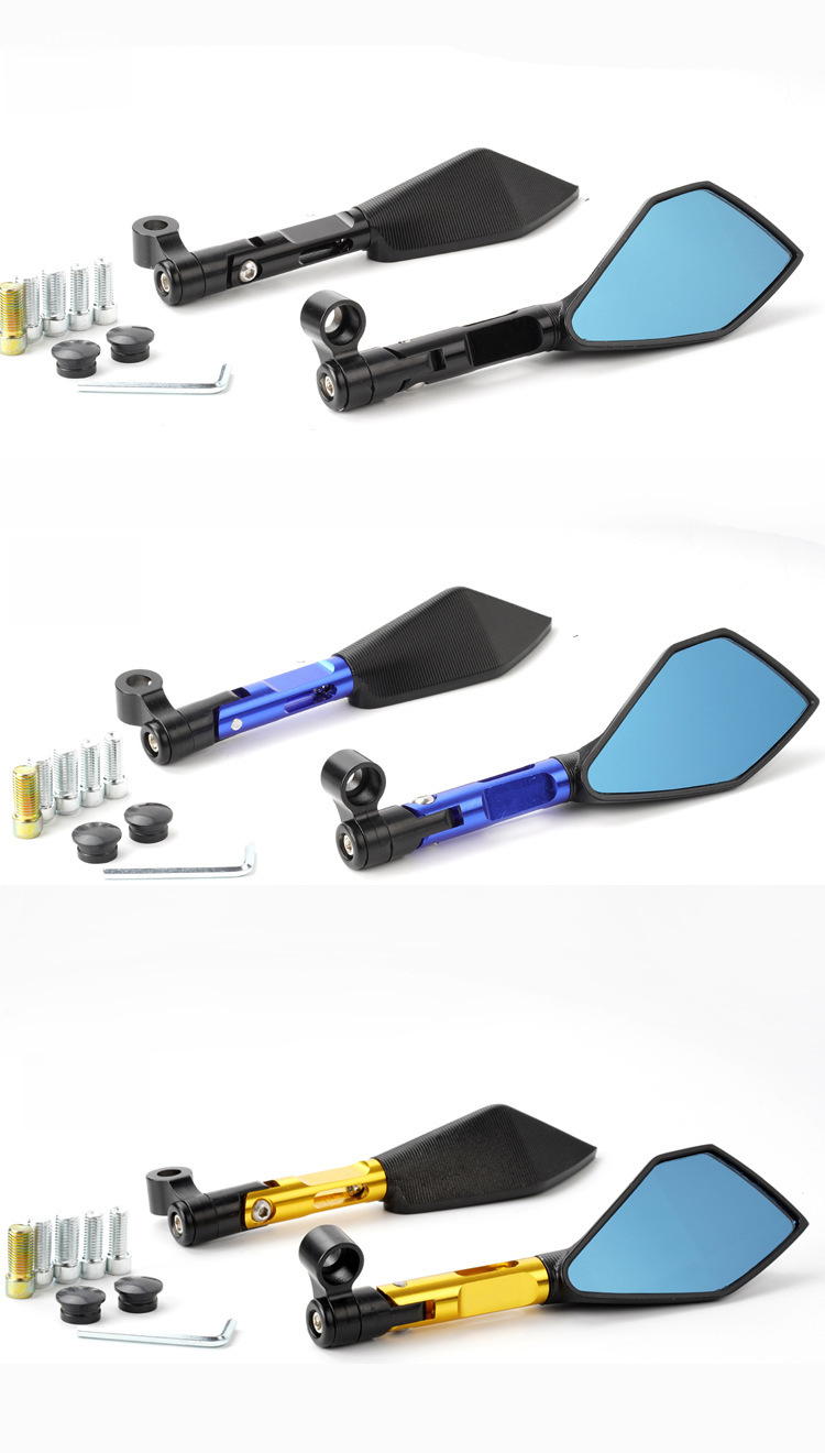 Motorcycle Rear View Mirror Image 3