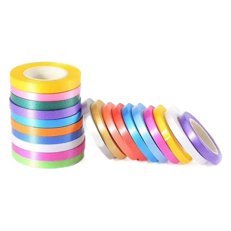 Y10M Ribbon for Tying Balloons, Small Ribbons, Wedding Banners, Colorful Strips, Birthday Party Decorations, Pull Strings, Scene Setup, and Garlands