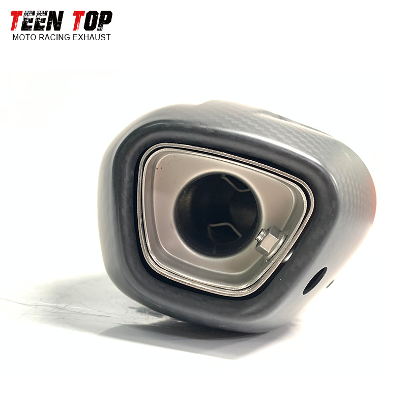 Suitable for Honda CRF250R stainless steel exhaust, CRF250RX titanium alloy motorcycle exhaust, semi-carbon mid-tail 25+