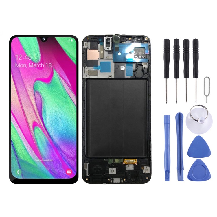 Aplicable para Samsung Galaxy A50 SM-A505F Original LCD Assembly Frame (
