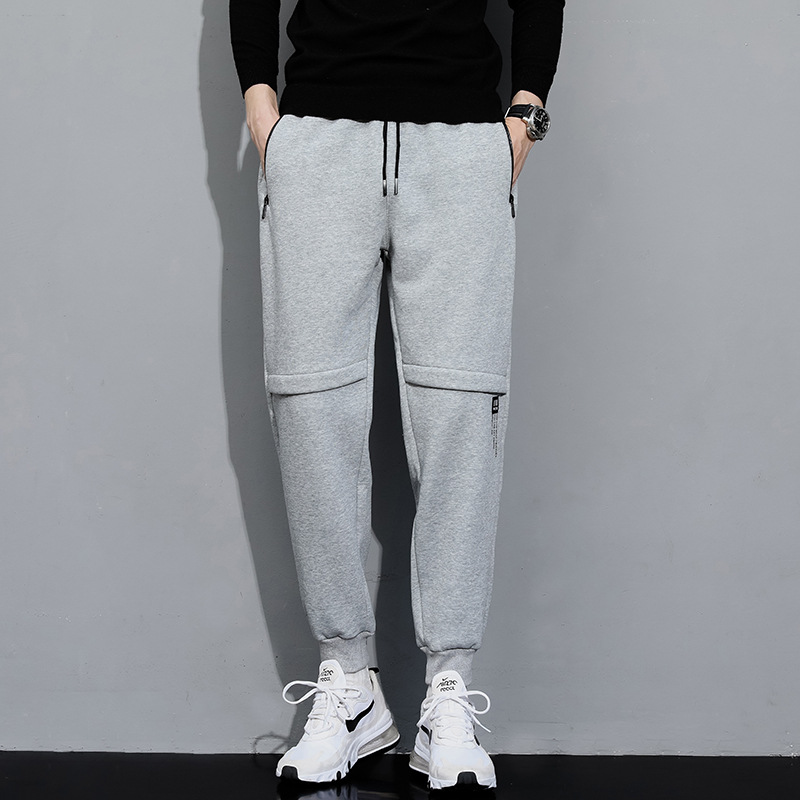 팬츠 남성 봄 가을 남성 면 스포츠 팬츠 스웨트 팬츠 루즈 남성 캐주얼 팬츠 2024 신상 오버올 남성