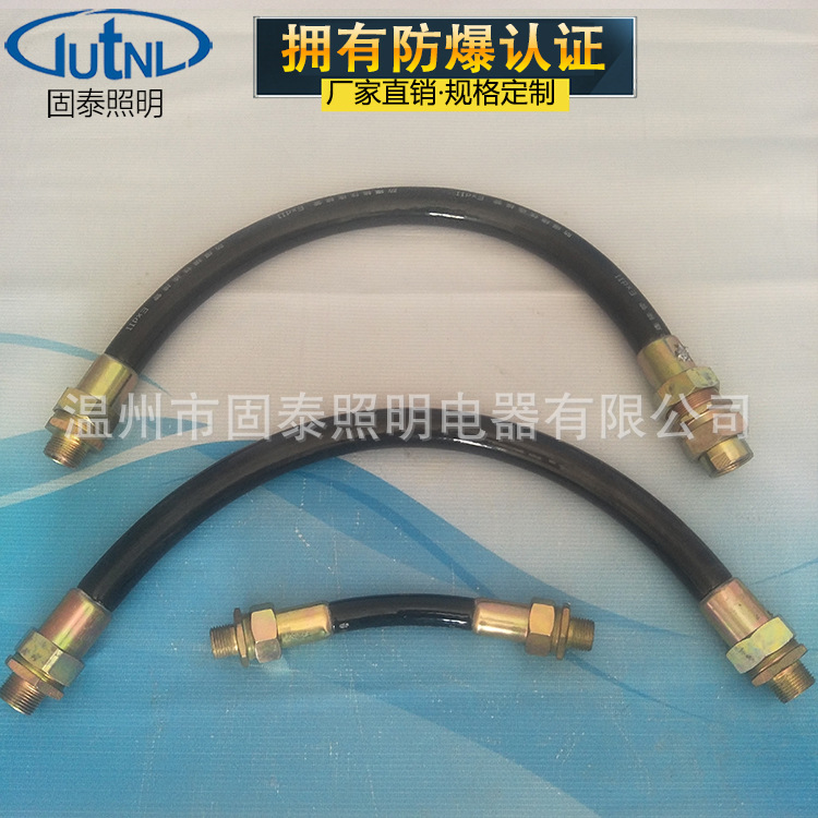 BNG-DN15*700防爆挠性连接管 一内一外防爆软管 G3/4*1000