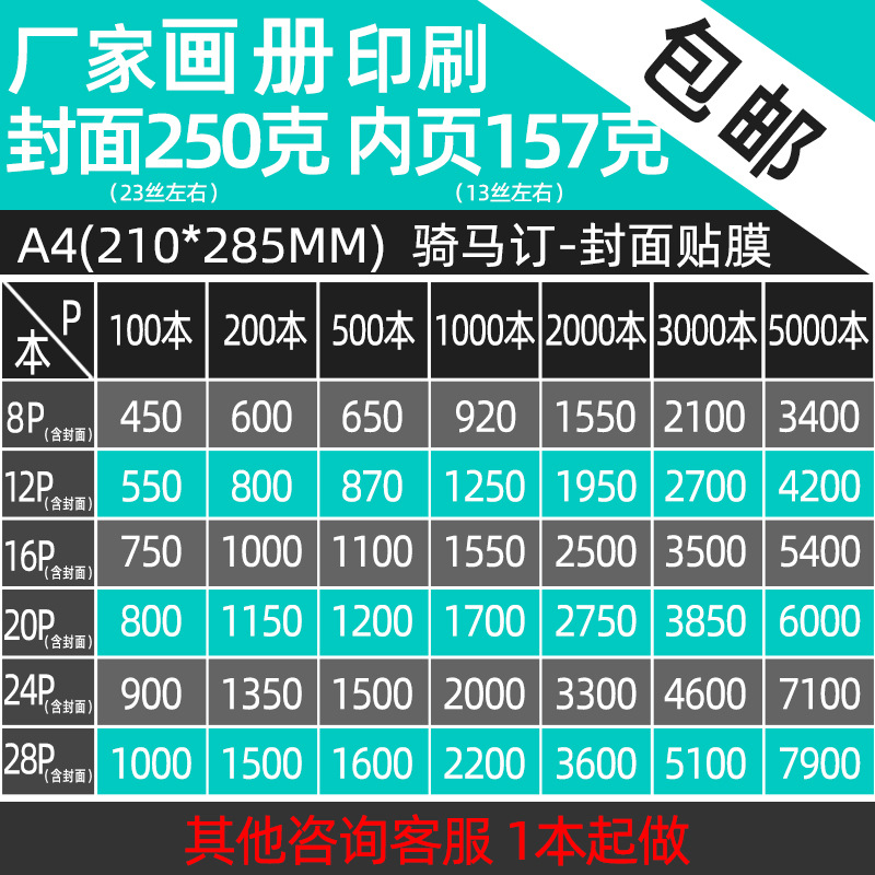 产品说明书印刷样本小册子传单宣传打印图册公司企业画册印刷