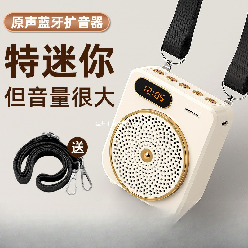 Little Bee Loudspeaker, Teacher-Specific Microphone, High-Volume Loudspeaker for Classes, Loudspeaker for Teaching, Iron Speaker
