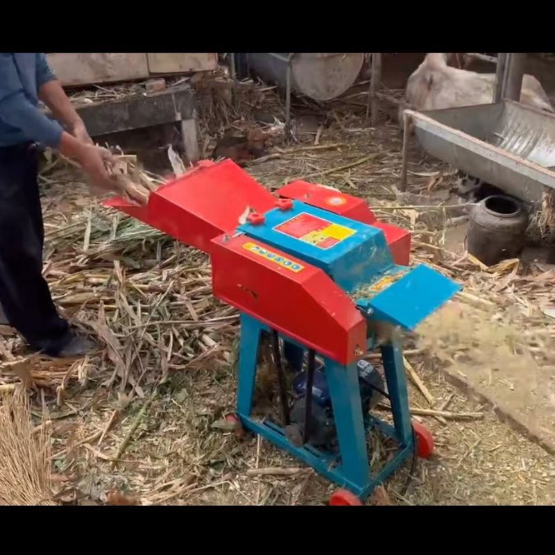 新款干湿两用铡草揉丝一体机牛羊养殖稻草秸秆多功能切草粉碎机