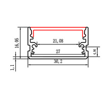 �Ӻ�����bLED���⾀�l������30mm��Ƕ��ʽU���X�Ͻ�􎧿���