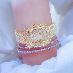 BS New Hot Selling Watches Direct Manufacturer Wholesale Starry Night Full Diamond Light Luxury Women's Watch One Piece Dropshipping FA1687