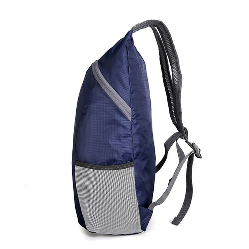 Folding Backpack for Men and Women, Super Lightweight Outdoor Sports Bag, Cross-Border Skin Bag, Foldable and Customizable Printing, Convenient Travel Dual-Shoulder Bag
