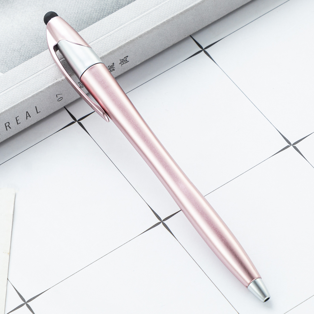 Fabricante mayorista bolígrafo de plástico imprimible logotipo capacitivo de escritura a mano bolígrafo publicitario regalos bolígrafo promocional