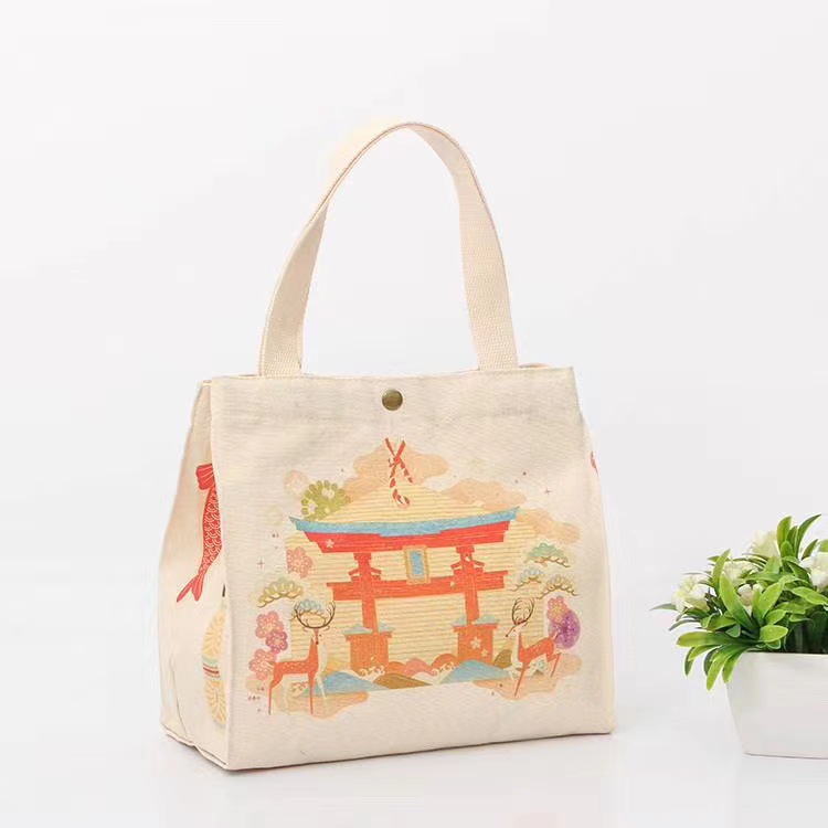 帆布袋印logo机构广告创意学生帆布包批发礼品培训手提帆布袋制定