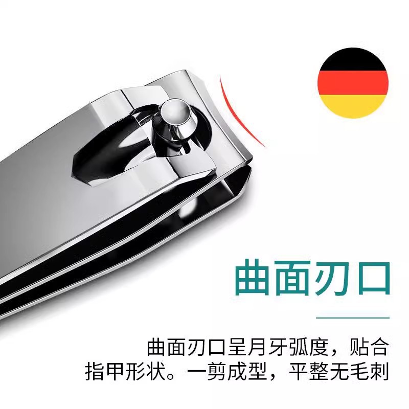 Premium großer Nagelknipser Nagelzange Set Edelstahl für Haushalt mit Nagelfeile