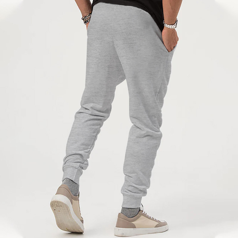 ​​Men's Slim-Fit Jogger Pants - Stretch Cotton Blend With Drawstring Waist, Versatile For Casual & Light Exercise (S-XXXL, Navy/Black/Olive Green)​​_voghion.com