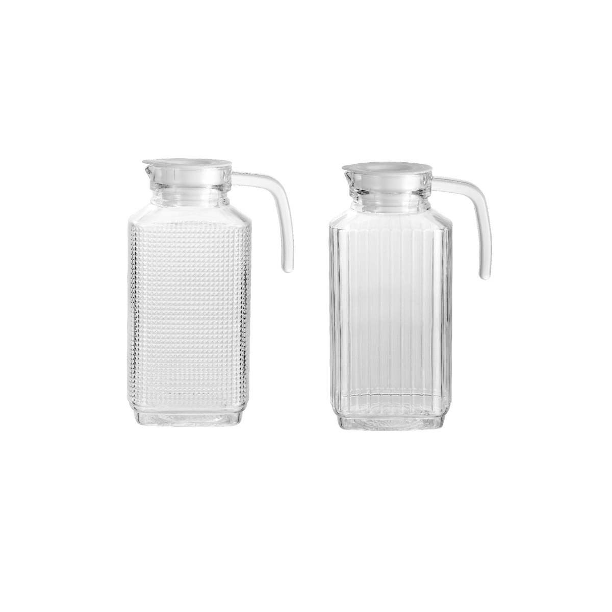 Inventario al por mayor hervidor de agua fría hervidor de vidrio hervidor de jugo hervidor de té hervidor de agua caliente doméstico conjunto de gran capacidad