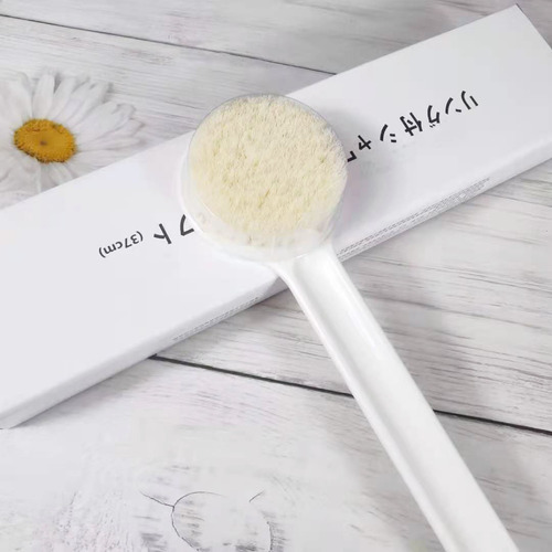 Japanese long-handled soft-bristle bath brush set bath brush back rub brush adult back cleaning brush good product rub bath god