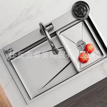 小米粒压纹不锈钢水槽大单槽厨房水槽洗碗池洗菜盆家用