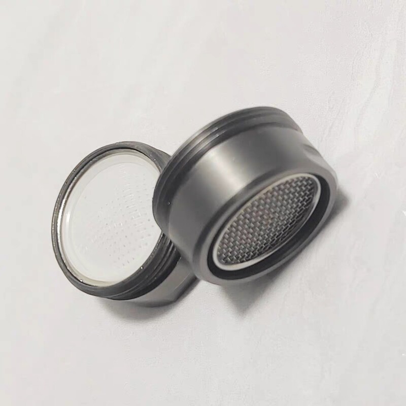 24mm outer wire gun gray water nozzle bathroom basin faucet bubbler splash proof filter bubble steel